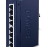 IP30 Slim Type 8-P Industrial Fast Ethernet Switch (-40 to 75 degree C)