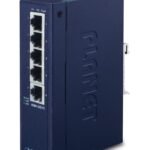 IP30 Slim Type 5-P Industrial Fast Ethernet Switch (-40 to 75 degree C)
