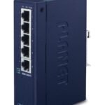 IP30 Slim Type 5-P Industrial Fast Ethernet Switch (-40 to 75 degree C)