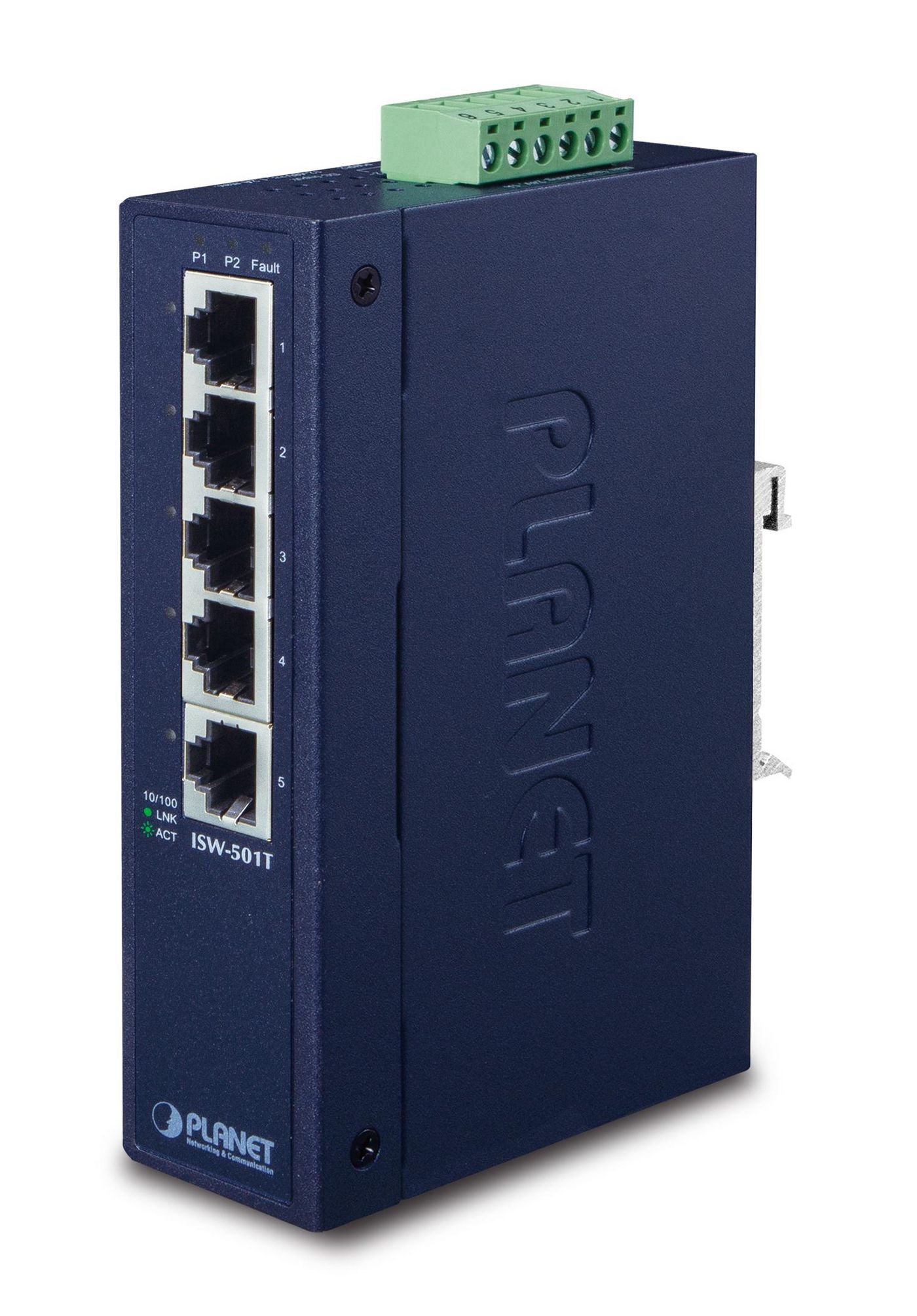 Img_26830705.jpg IP30 Slim Type 5-P Industrial Fast Ethernet Switch (-40 to 75 degree C) - Image 1
