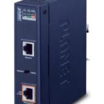 IP30, Industrial Single-Port 10/100/1000Mbps 802.3bt Ultra PoE Injector (95 Watts, PoH, Legacy mode support, PoE Usage LED, -40 to 75