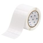 Thermal Transfer Printable  Labels 17.78 mm x 9.53 mm  THT-57-423-10, White, Self-adhesive printer label, Die-cut label, Polyester,