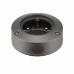 ALUMINUM BACKBO SBO-100B1, Junction box,  Outdoor, Black, Hanwha, SNO-L6083R, L5083R, QNO-6030R, 6020R, 6010R, QNO-7030R,