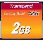 CF 133X 2GB CompactFlash 133x 1GB, 2 GB,  CompactFlash, MLC, 50 MB/s, 20 MB/s, Black