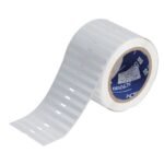 PCR Tube Label for Thermal  Transfer Printers  THT-289-492-2-WT, White, Self-adhesive printer label, Die-cut label, Polyester,
