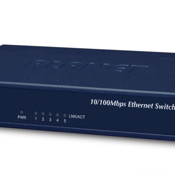 5-P 10/100Mbps Fast Ethernet Switch, Metal