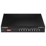 GS-1008PL V2 network switch  Managed L2 Gigabit Ethernet  (10/100/1000) Power over Ethernet (PoE) 1U Black GS-1008PL V2, Managed, L2,