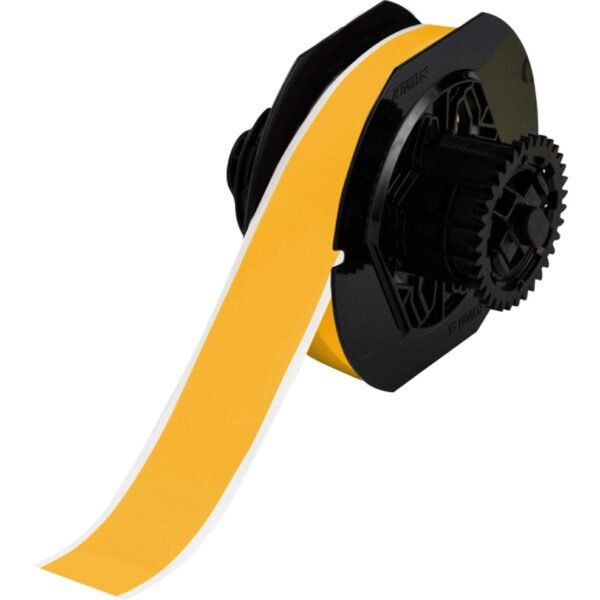 Continuous Vinyl Tape for  BBP3X/S3XXX/i3300 Printers  B30C-1125-7569-YL, Yellow, Self-adhesive printer label, Vinyl, Acrylic,
