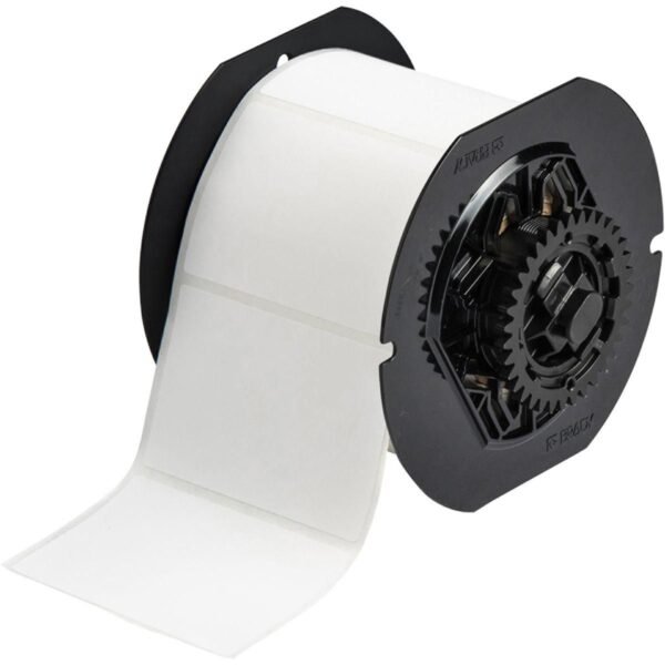 Paper Labels for BBP33/i3300  Printers B33-25-424, White,  Self-adhesive printer label, Paper, Thermal transfer, Rubber, Permanent