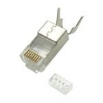 RJ45 STP plug Cat6a for  AWG22-23 solid/stranded  10pcs.