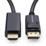 DisplayPort 1.2 to HDMI Cable DisplayPort Male - HDMI Male  OD: 6.0MM, Gold-plated connectors, Signal direction: DisplayPort to HDMI - Image 2