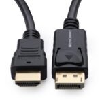 DisplayPort 1.2 to HDMI Cable DisplayPort Male - HDMI Male  OD: 6.0MM, Gold-plated connectors, Signal direction: DisplayPort to HDMI - Image 2