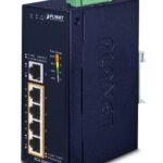 IP30 5-Port Gigabit Switch with 4-Port 802.3AT POE+ (-40 to 75 C)