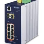 IP30 L2+ SNMP Manageable 8-Port Gigabit POE(Af) Switch + 2-Port Gigabit SFP Industrial Switch (-40 to 75 C), ERPS Ring Supported, 1588