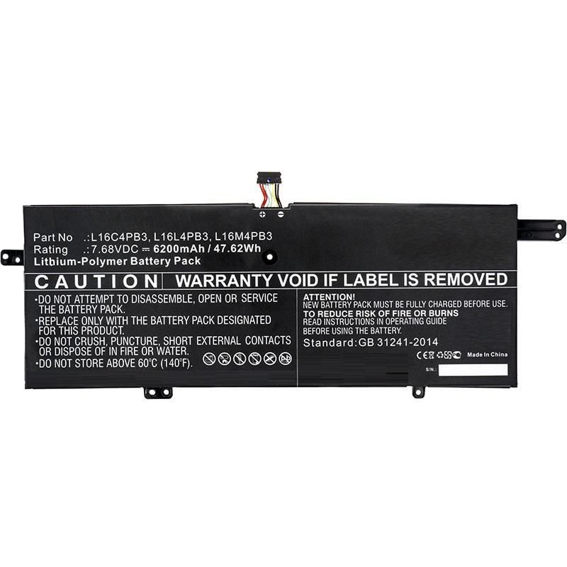 Img_27034572.jpg Laptop Battery for Lenovo 47.62Wh 7.68V 6200mAh 47.62Wh Li-Pol 7.68V 6200mAh Black for Lenovo Notebook, Laptop IdeaPad 720s, IdeaPad - Image 1
