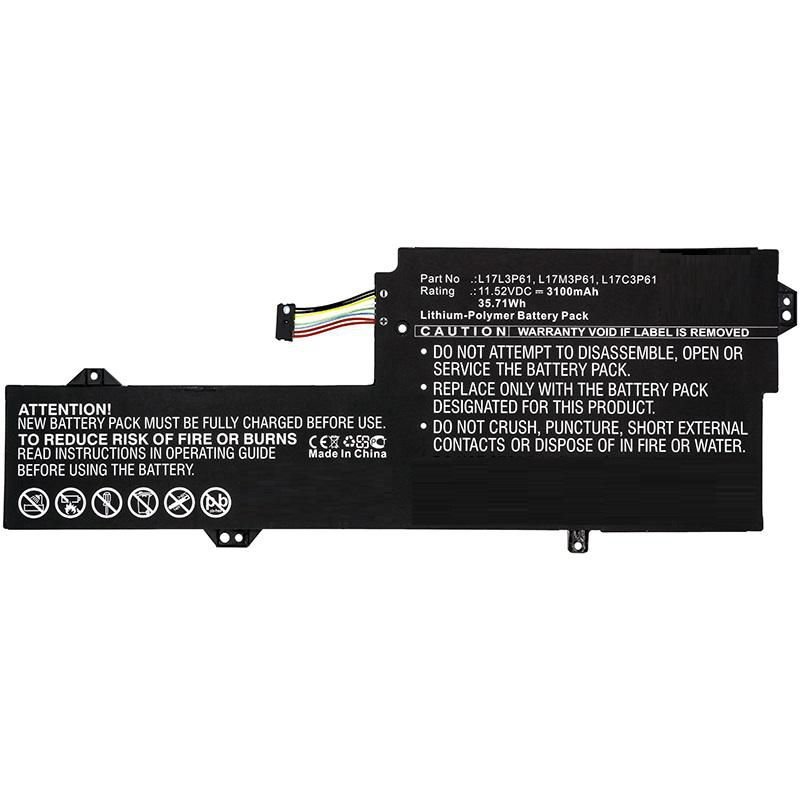 Img_27034612.jpg Laptop Battery for Lenovo 35.71Wh 11.52V 3100mAh 35.71Wh Li-Pol 11.52V 3100mAh Black for Lenovo Notebook, Laptop 7000-13, - Image 1