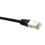 CAT6 GIGATRUE FTP PATCH CABLE  LSZH BLACK 0.5M EVE637-00M5,  0.5 m, Cat6, S/FTP (S-STP), RJ-45, RJ-45