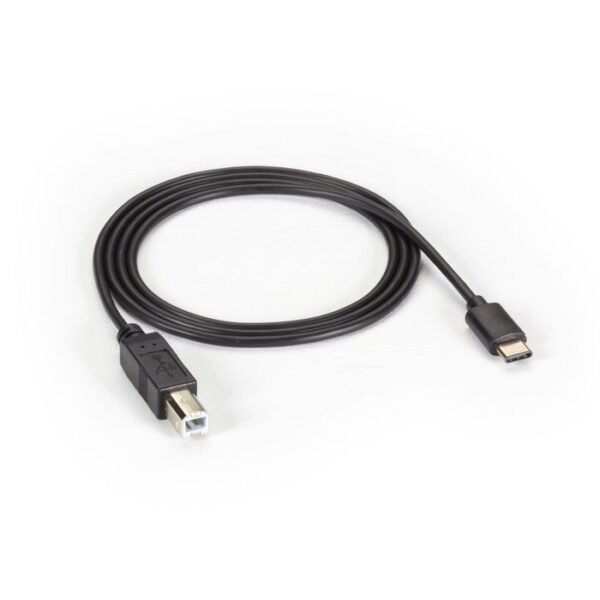 USB 2.0 USB TYPE C TO USB  TYPE B   M/M-1 METER  USBC2TYPEB-1M, 1 m, USB C, USB B, USB 3.2 Gen 1 (3.1 Gen 1), 480 Mbit/s, Black