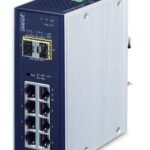 IP30 Industrial 8* 1000TP 2 100/1000F SFP Full Managed Ethernet Switch (-40 to 75 degree C), 1588