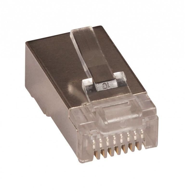 Img_27113961.jpg RJ45 FTP plug Cat5e for AWG 24-26 stranded conductor 10 pcs. - Image 1