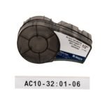 BradyGrip Print-on Hook  Material for M211 M210  BMP21-PLUS BMP21-LAB BMP21 M21-500-414, Black, White, Self-adhesive printer