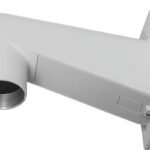Mini Gooseneck mount, White w/ anti-drop wire Threaded Version, For Mercury & Orion