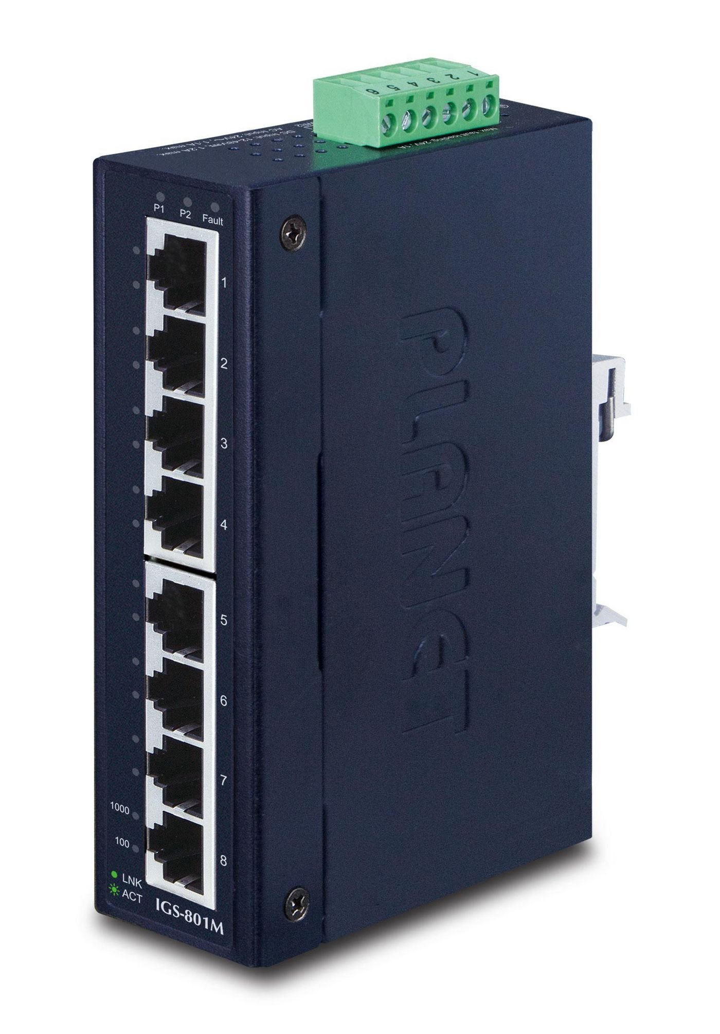 Img_27154183.jpg IP30 Slim type 8-P Industrial Manageable Gigabit Ethernet Switch (-40 to 75 degree C) - Image 1