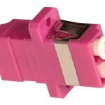 LC Multimode adapter duplex  OM4 zirconia SC footprint