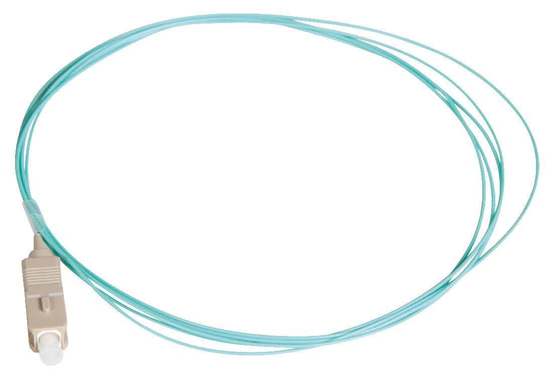Img_27165446.jpg Fiber Pigtail - SC/UPC Multimode 2m OM3 50/125 PVC Easy Strip Fibre Patch Cable - Image 1