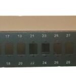 Fibre patch panel 19" 1U 24  ports for SC simplex/LC  duplex connectors ECO