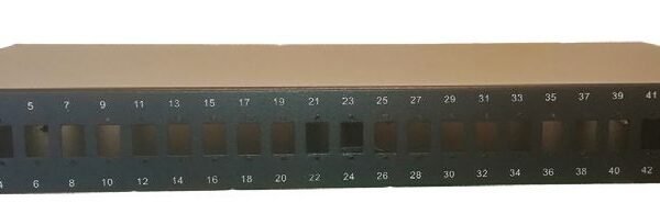 Fibre patch panel 19" 1U 24  ports for SC simplex/LC  duplex connectors ECO