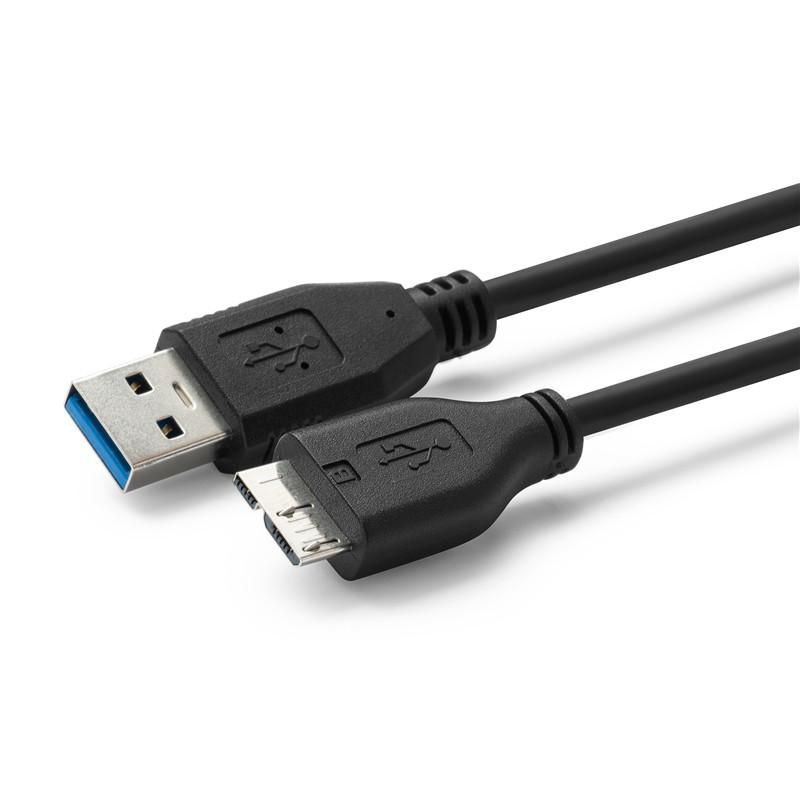 Img_27175167.jpg USB A to USB Micro B, Version 3.2 Gen 1, Black 3m M-M triple shielded, black - Image 1