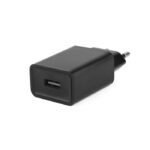 USB Power Adapter Black 12W 5V 2.4A USB Output EU  Wall - Black with USB to Micro-USB cable - Image 2