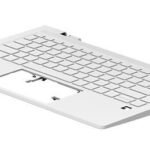 TOP COVER W/KBD CP BL SR GR M23769-041, Keyboard, German,  Keyboard backlit, HP