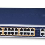 IPv6/IPv4, 24-Port Managed 802.3at POE+ Gigabit Ethernet Switch + 4-Port Gigabit Combo TP/SFP (220W)