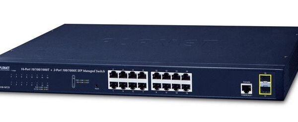 IPv4/IPv6, 16-P 10/100/1000Bas + 2-Port 100/1000MBPS SFP L2/L4 SNMP Manageable Gigabit Ethernet Switch