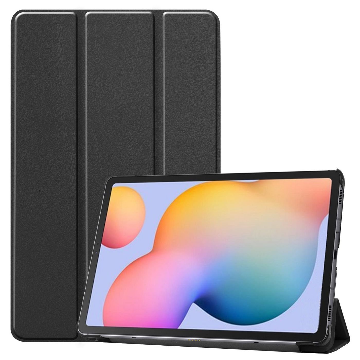 Img_27233133.jpg Galaxy Tab A11 HOUSTON Folio Case. Black PU leather front with hard PC backside - Image 1