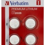 LITHIUM BATTERY CR2025 3V 4  PACK CR2025, Single-use  battery, CR2025, Lithium, 3 V, 4 pc(s), Silver