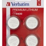 LITHIUM BATTERY CR2430 3V 4  PACK CR2430, Single-use  battery, CR2430, Lithium, 3 V, 4 pc(s), Silver
