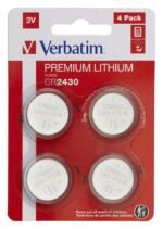 LITHIUM BATTERY CR2430 3V 4  PACK CR2430, Single-use  battery, CR2430, Lithium, 3 V, 4 pc(s), Silver