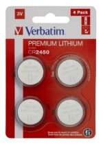 LITHIUM BATTERY CR2450 3V 4  PACK CR2450, Single-use  battery, CR2450, Lithium, 3 V, 4 pc(s), Silver