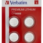 LITHIUM BATTERY CR2032 3V 4  PACK CR2032, Single-use  battery, CR2032, Lithium, 3 V, 4 pc(s), Silver