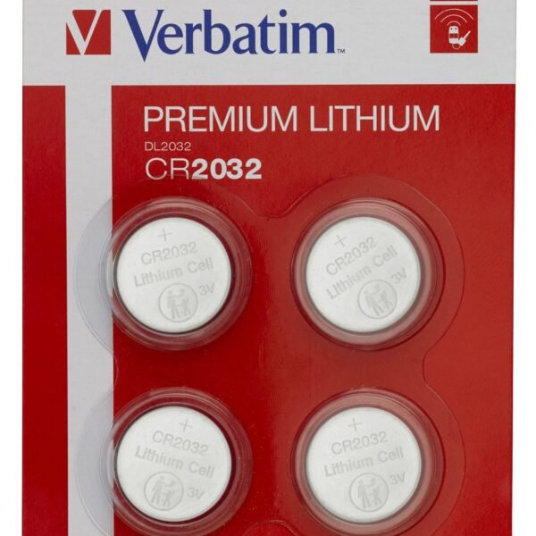 LITHIUM BATTERY CR2032 3V 4  PACK CR2032, Single-use  battery, CR2032, Lithium, 3 V, 4 pc(s), Silver