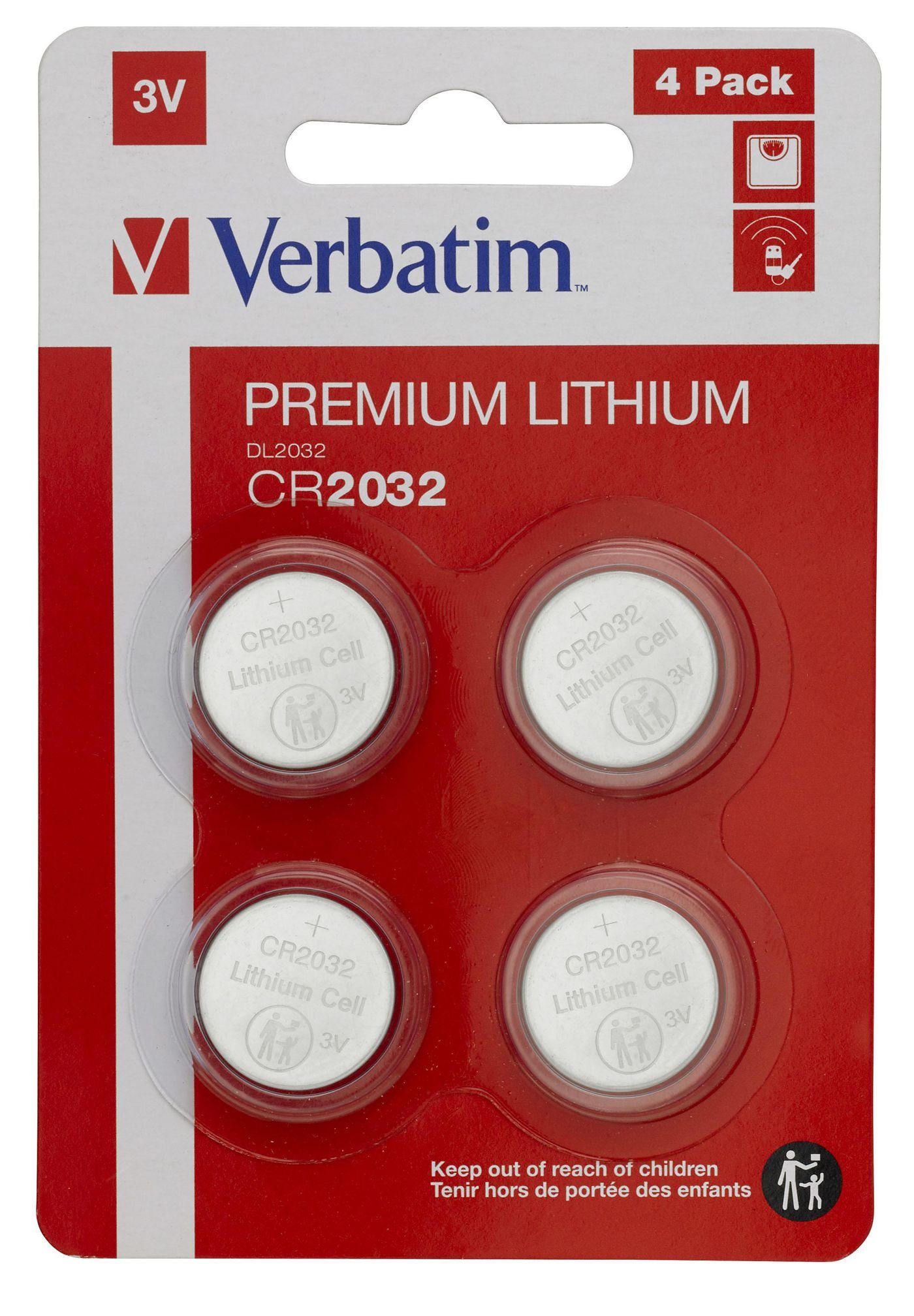 Img_27283281.jpg LITHIUM BATTERY CR2032 3V 4 PACK CR2032, Single-use battery, CR2032, Lithium, 3 V, 4 pc(s), Silver - Image 1