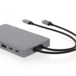 USB-C Display Dock 2 4K 12  Port, 2x HDMI, Mini-DP, DP,  DVI, VGA, Eth., 2x USB 3.0, 2x USB-C, Aluminium, Space Gray LMP USB-C Display