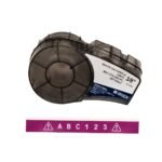 Vinyl tape for M211 M210  BMP21-PLUS BMP21-LAB BMP21  M21-375-595-PL, Purple, White, Self-adhesive printer label, Vinyl, Thermal