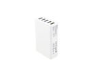 Multi-Port USB Charger White 50W 5V 2.4A USB-A 5-ports  with 2.4A each (Green port=QC3.0) Including 1.2m EU Power Cord - Image 4