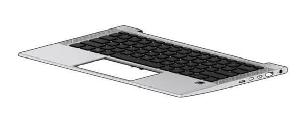 Keyboard (INTERNATIONAL) w. Top Cover, Backlight