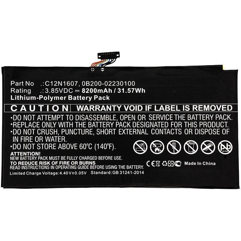 Img_27444983.jpg Laptop Battery for Asus 31.57Wh 3.85V 8200mAh 31.57Wh Li-Pol 3.85V 8200mAh Black for Asus Notebook, Laptop T102H, T102HA, T103H, - Image 1
