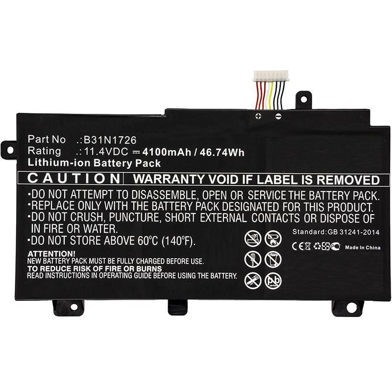 Img_27445003.jpg Laptop Battery for Asus 44.46Wh 11.4V 3900mAh 44Wh Li-ion 11.4V 3900mAh Black for Asus Notebook, Laptop FX504, FX504G, FX504GD, - Image 1